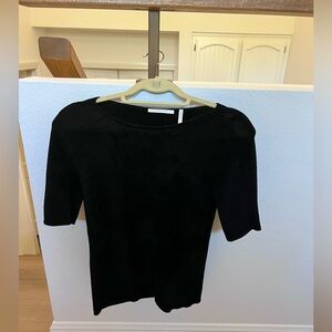Helmut Lang short sleeve sweater/top.